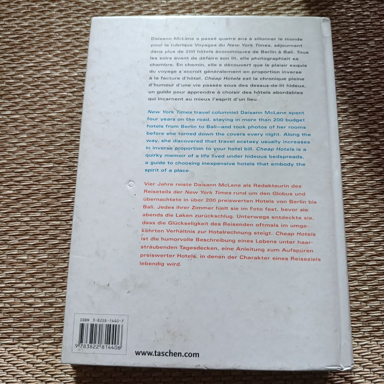 "Cheap Hotels" — Daisann McLane (Taschen) (3/3)