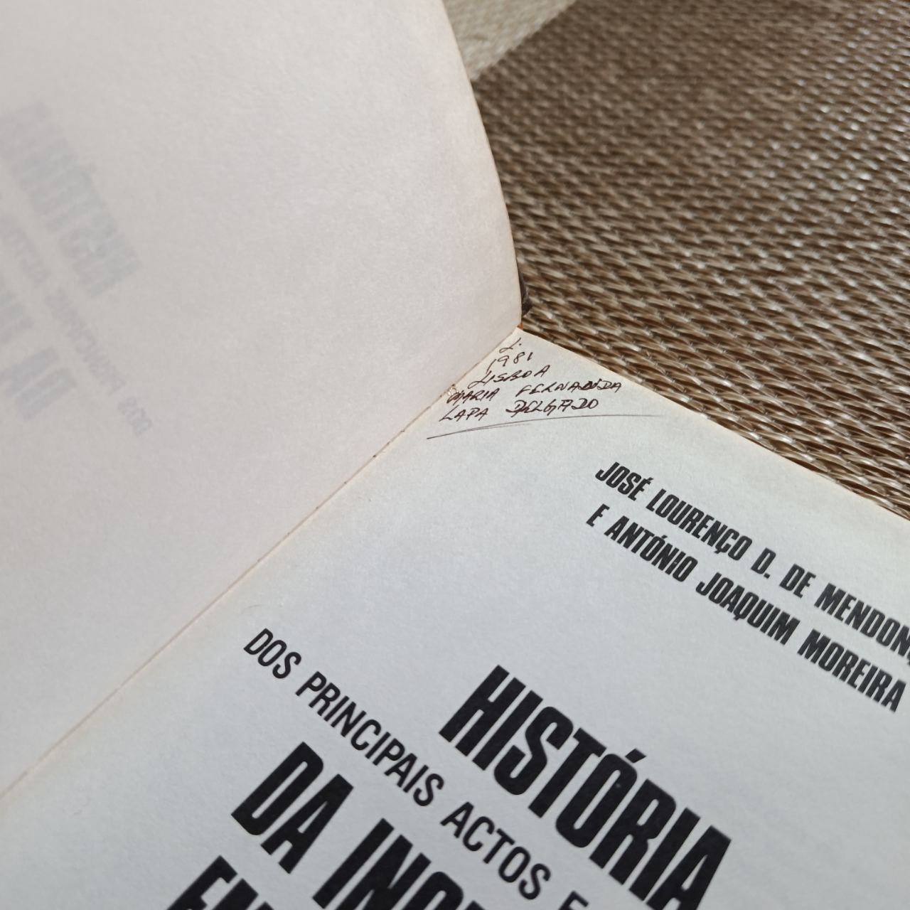 História da Inquisição em Portugal José Lourenço D. de Mendonça e António Joaquim Moreira (3/4)