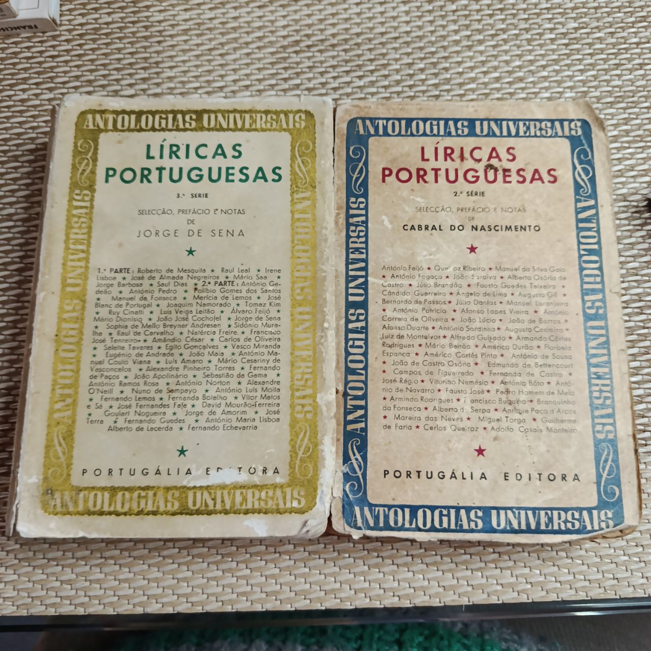 Líricas Portuguesas (Lote de 2 Volumes: 2.ª Série e 3.ª Série)