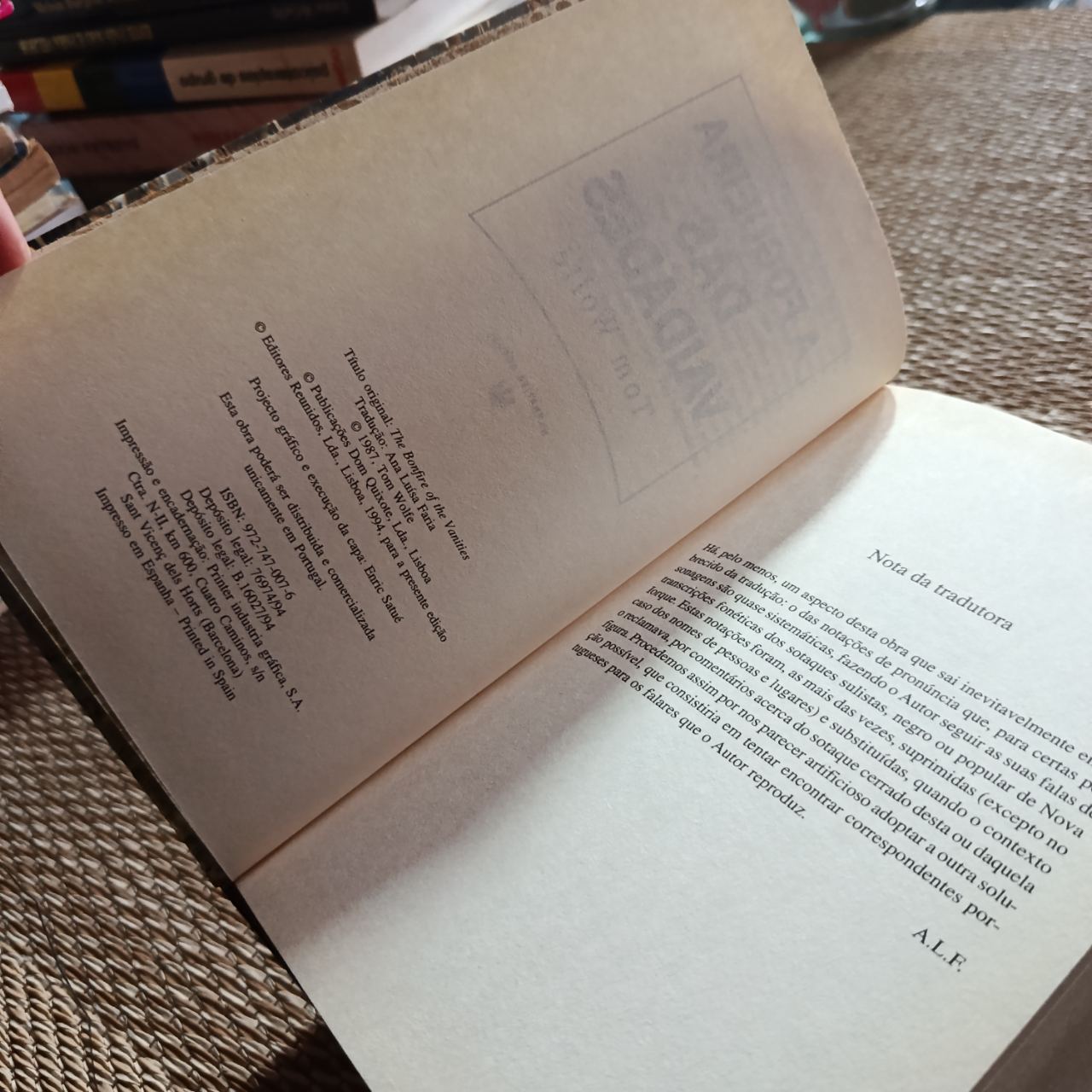 Fogueira das Vaidades (The Bonfire of the Vanities) tom wolfe (3/4)